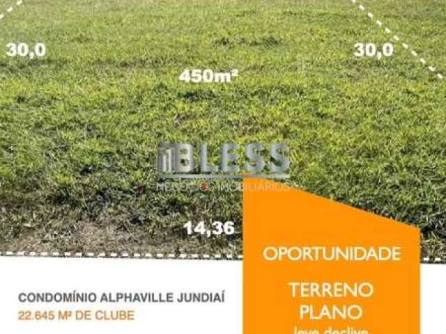 Terreno á venda no condomínio alphaville 1 - jundiaí