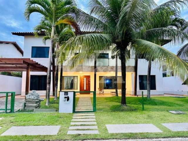 Casa em condomínio fechado com 5 quartos à venda na Praia de Busca Vida, Camaçari  por R$ 3.700.000