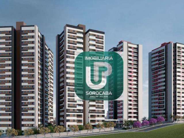 Apartamento com 1 dormitório à venda, 44 m² por R$ 316.800 - Condomínio Residencial Vale Verde - Sorocaba/SP