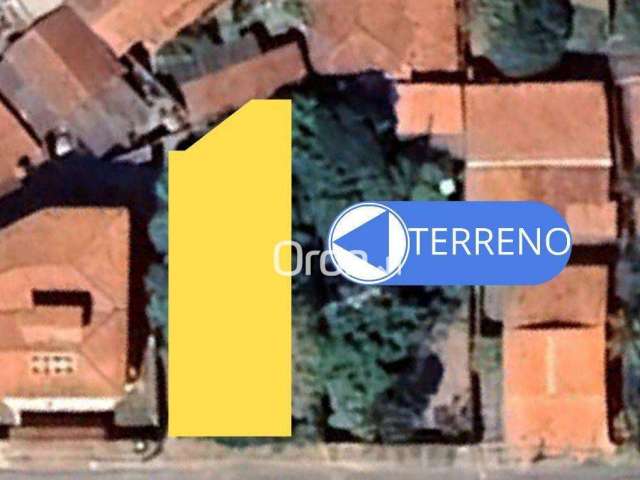 Terreno à venda, 398 m² por R$ 230.000,00 - Setor Caravelas - Goiânia/GO