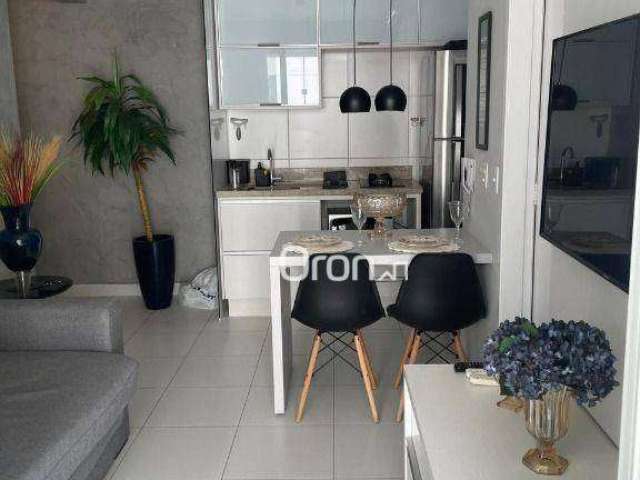 Flat com 1 dormitório à venda, 41 m² por R$ 538.000,00 - Jardim Goiás - Goiânia/GO