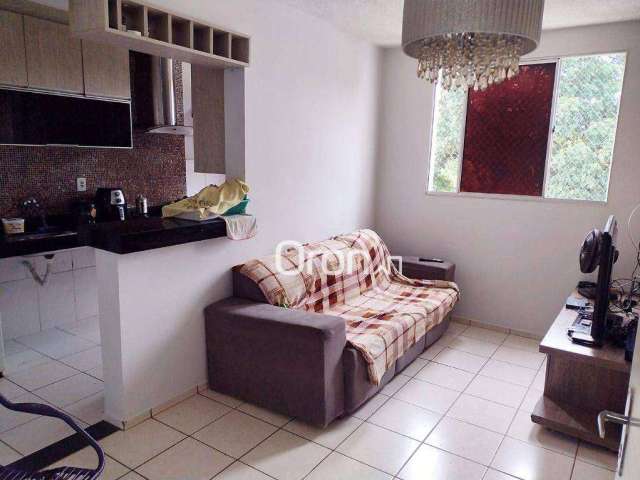 Apartamento com 2 dormitórios à venda, 50 m² por R$ 170.000,00 - Jardim Bela Vista - Aparecida de Goiânia/GO