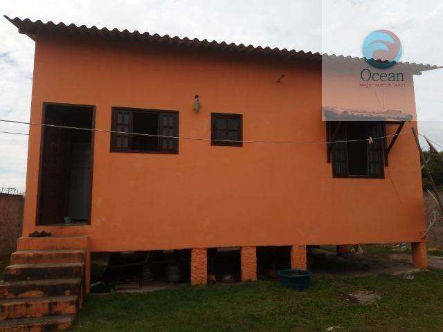 Ocean vende: Ocean vende: Jardim Atlântico, somente a vista,   Casa nova, 2 quartos, área serviço