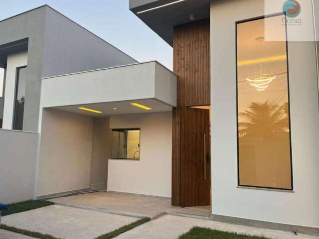 Ocean vende:  Itaipuaçu, Casa 3 quatos Sendo 1 suíte com closet, área gourmet, churrasqueira