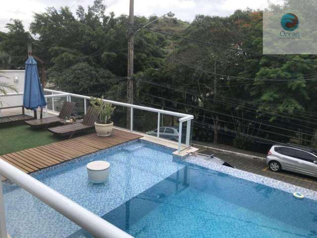 Ocean vende: Varzea, Niterói, casa 3 quartos(2suítes+closet), piscina borda infinita, 2 área gourmet