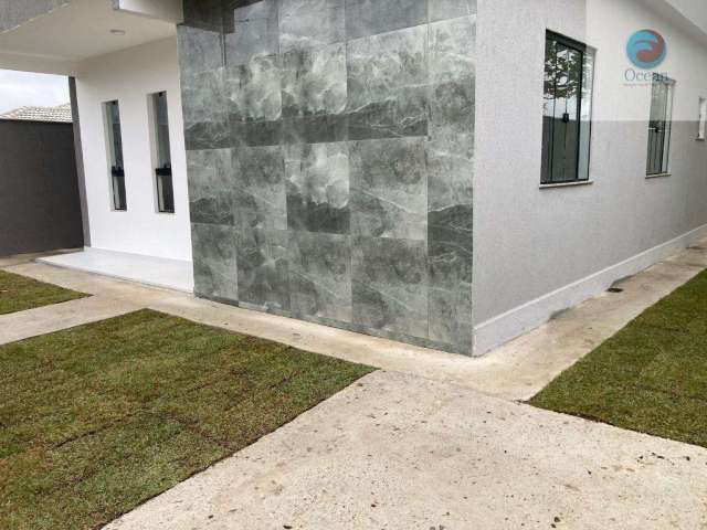 Ocean vende: Itaipuaçu, casa 3 quartos, sendo 1 suíte + closet. Toda em porcelanato, teto rebaixado