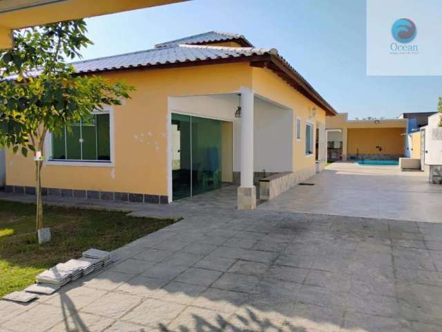 Ocean vende: Itaipuaçu, casa 2 quartos (1suíte), terreno 440M², piscina completa, churrasqueira