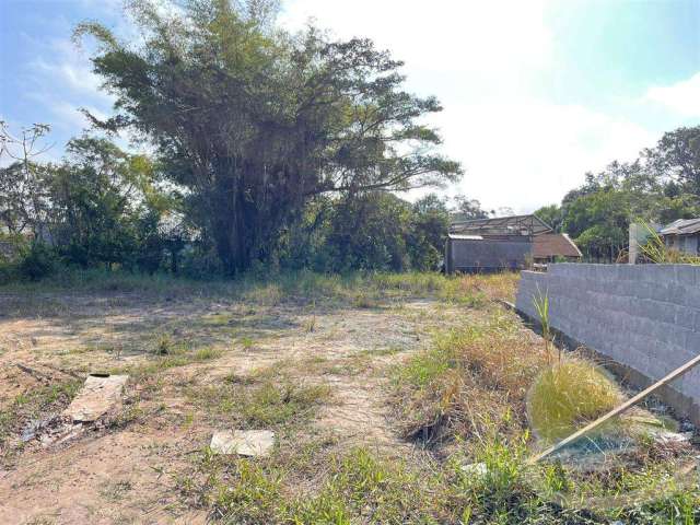 Terreno de frente para o asfalto, à venda, 187,5 m² (7,5X30,10), com entrada de R$12.375,00 – Balneário Rosa Dos Ventos - Itapoá/Sc.