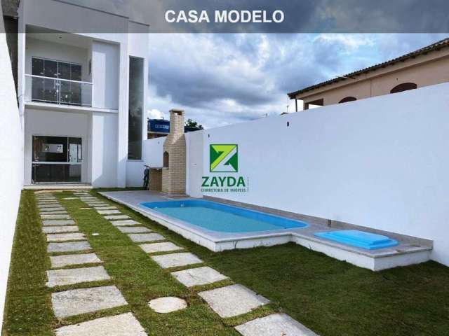 Casa independente com piscina e 02 suítes, no Centro de Barra de São João.