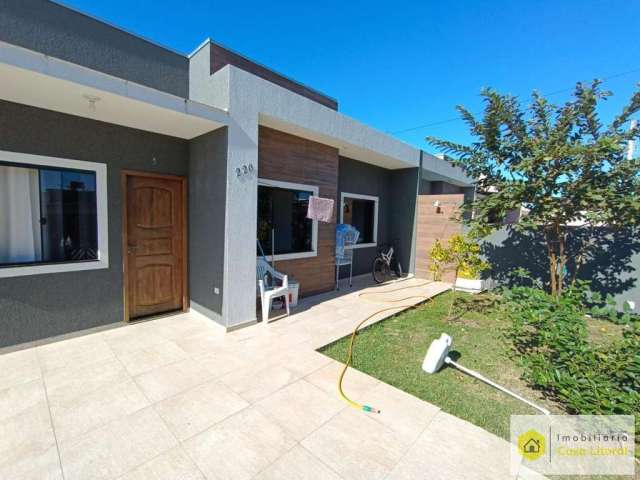 Casa para Venda em Pontal do Paraná, Primavera, 3 dormitórios, 1 suíte, 2 banheiros, 2 vagas