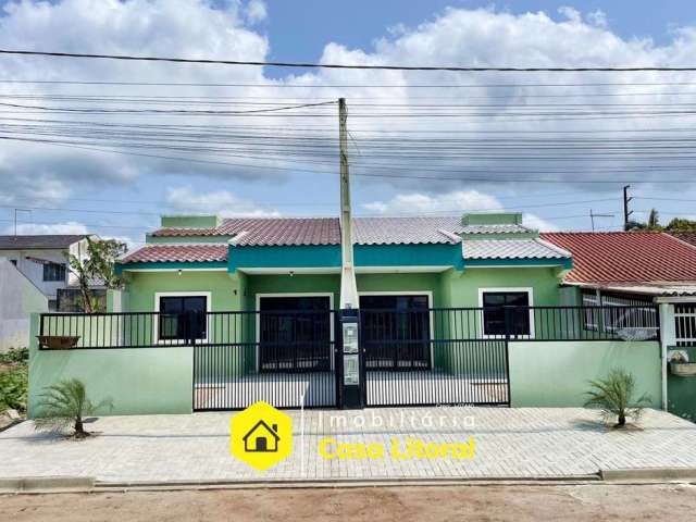 Casa para Venda em Pontal do Paraná, Santa Terezinha, 3 dormitórios, 1 suíte, 2 banheiros, 1 vaga