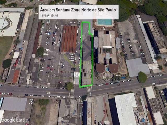 Área à venda, 2746 m² por R$ 17.000.000,00 - Santana - São Paulo/SP