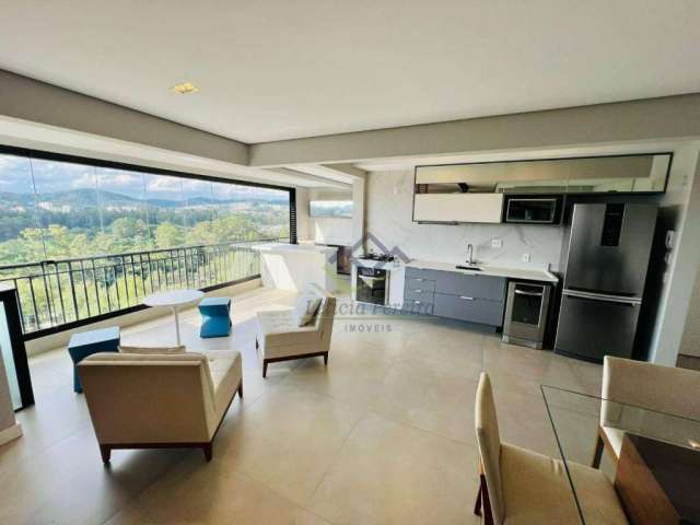 Apartamento com 2 dormitórios para alugar, 90 m² por R$ 9.000,00/mês - Alphaville - Barueri/SP