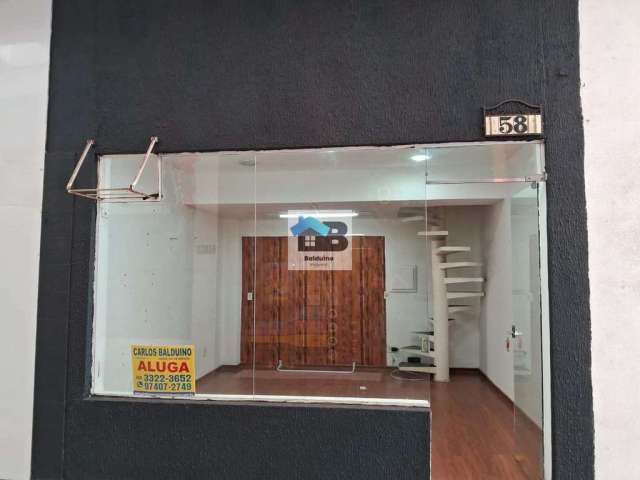 Ponto comercial com 2 salas para alugar no Boqueirão, Santos , 32 m2 por R$ 2.200