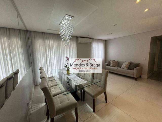 Apartamento com 3 dormitórios 115 m² por R$ 950.900 - Centro - Guarulhos/SP - Avalia Permuta no Condominio Reserva das Flores - Casas - Ponte Grande