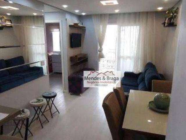 Apartamento com 2 dormitórios à venda, 51 m² por R$ 339.200,00 - Jardim Tranqüilidade - Guarulhos/SP