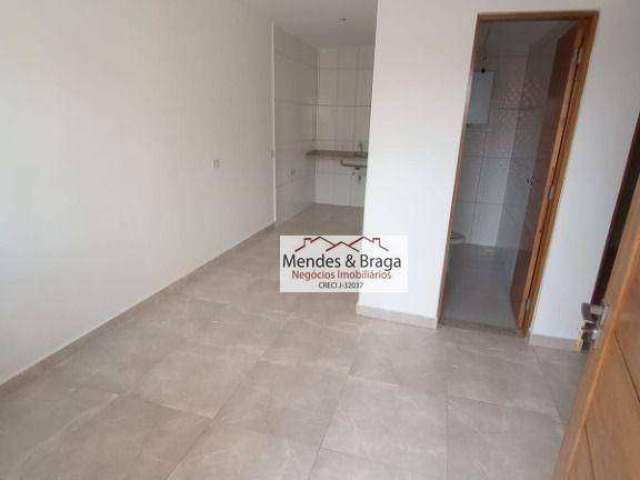 Apartamento com 2 dormitórios à venda, 37 m² por R$ 284.900,00 - Vila Gustavo - São Paulo/SP