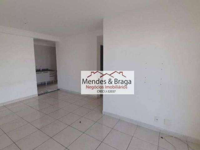 Apartamento com 3 dormitórios para alugar, 76 m² por R$ 2.895,00/mês - Picanco - Guarulhos/SP