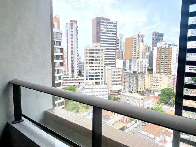 Apartamento tipo Studio à venda,  25m, quarto e cozinha integrados, banheiro social, varanda