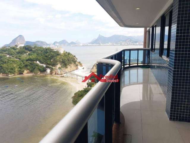 Apartamento com 4 dormitórios à venda, 280 m² por R$ 3.000.000,00 - Boa Viagem - Niterói/RJ