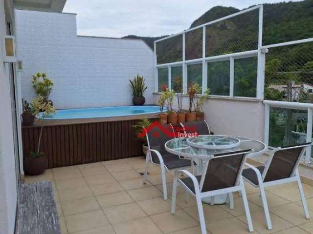 Cobertura com 3 dormitórios à venda, 190 m² por R$ 1.150.000,00 - Itaipu - Niterói/RJ