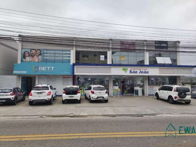 Sala comercial em andar para aluguel,  Monte Cristo, Florianópolis - SA689