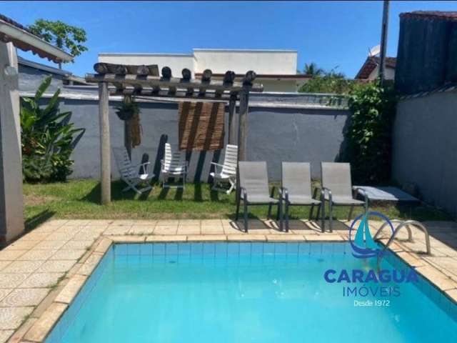 Casa mobiliada com piscina condominio fechado caraguatatuba