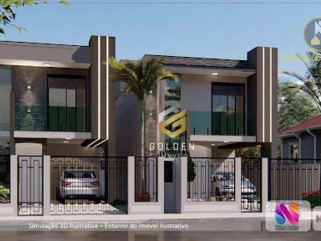 Sobrado com 3 dormitórios à venda, 111 m² por R$ 800.000,00 - Bosque da Mata - Tijucas/SC