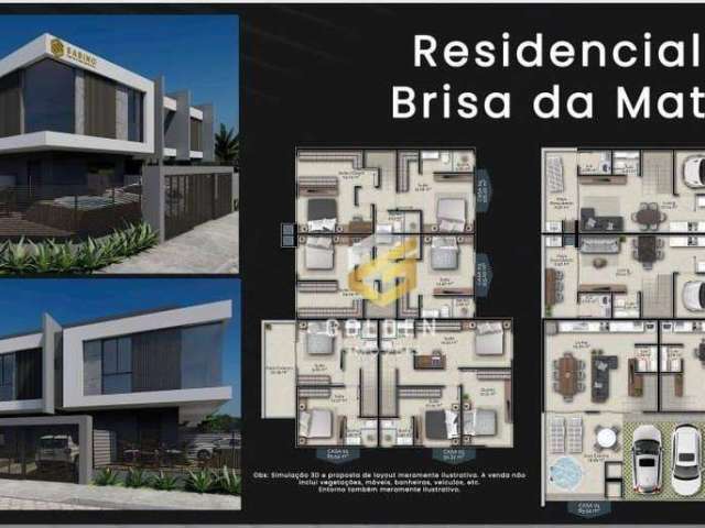 Sobrado com 3 dormitórios à venda, 91 m² por R$ 708.000,00 - Zé Amândio - Bombinhas/SC