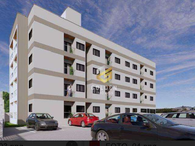 Apartamento com 2 dormitórios à venda, 50 m² por R$ 260.000,00 - Praça - Tijucas/SC