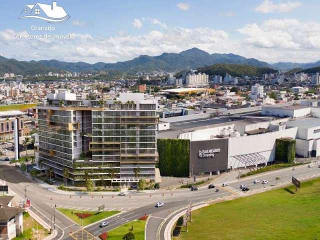 O primeiro residencial corpo único com um shopping no sul do país.