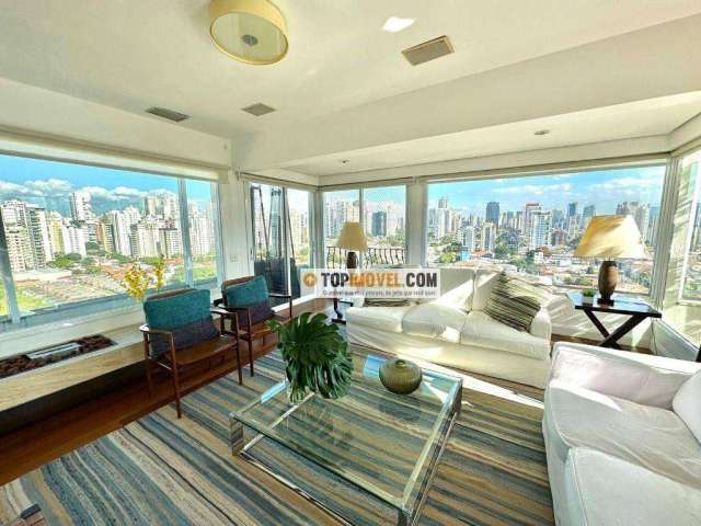 Cobertura com 4 dormitórios à venda, 420 m² por R$ 8.500.000,00 - Brooklin Novo - São Paulo/SP