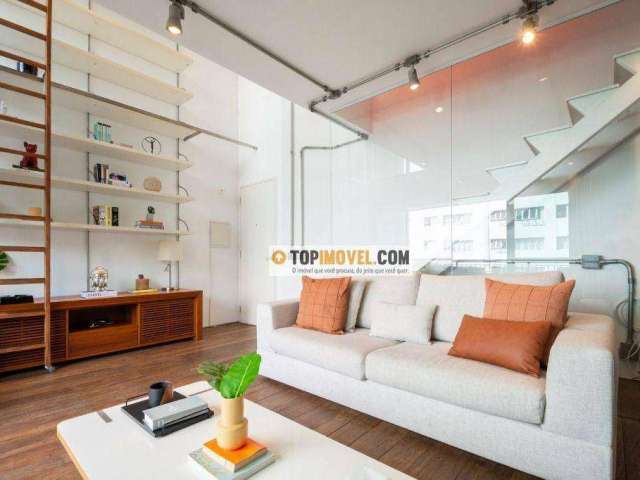 Loft com 1 dormitório, 74 m² - venda por R$ 1.830.000,00 ou aluguel por R$ 13.000,00/mês - Vila Nova Conceição - São Paulo/SP