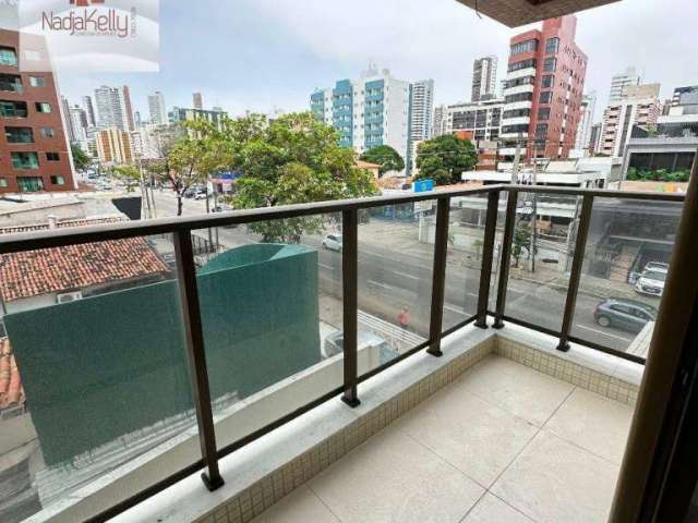 Apartamento com vista-mar de 56m² com 2 quartos à venda por R$ 780.000 - Cabo Branco - João Pessoa/PB