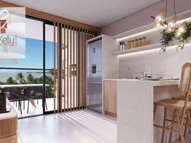 Apartamento com 2 dormitórios à venda, 44 m² por R$ 912.766,00 - Cabo Branco - João Pessoa/PB