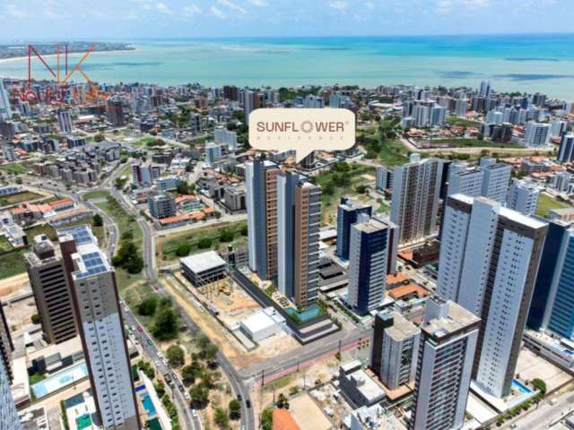 Apartamento de 125,2m² com 3 suítes e Varanda gourmet a venda por R$ 1.199.543 - Bessa - João Pessoa/PB