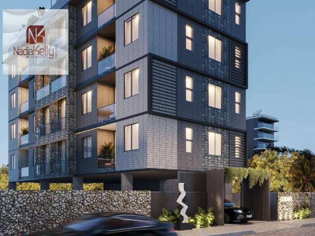 Apartamento com 1 dormitório à venda, 41 m² por R$ 340.000,00 - Intermares - Cabedelo/PB