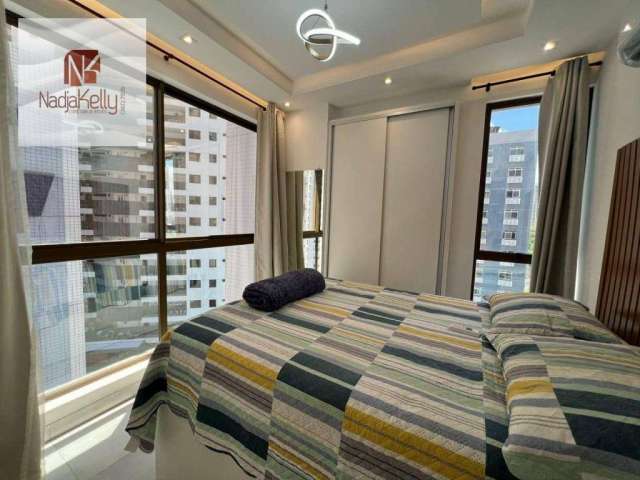 Flat com 1 dormitório à venda, 32 m² por R$ 440.000,00 - Tambaú - João Pessoa/PB