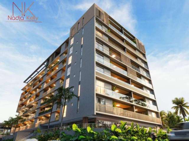 Apartamento com 1 dormitório à venda, 55 m² por R$ 540.836,07 - Intermares - Cabedelo/PB