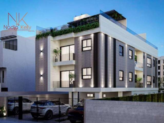 Apartamento térreo de 51m² com 2 quartos a venda por R$ 350.000 - Bessa - João Pessoa/PB