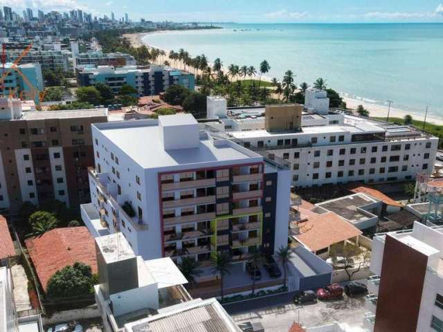 Flat com 1 dormitório à venda, 37 m² por R$ 489.000 - Cabo Branco - João Pessoa/PB