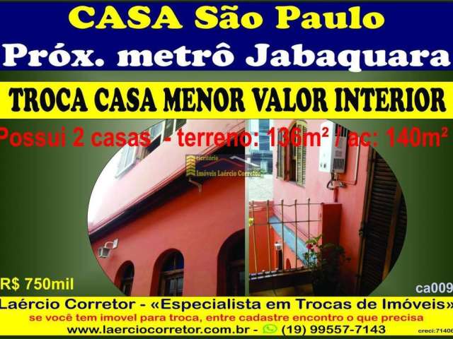 Casa para Venda em São Paulo, Vila do Encontro, 3 dormitórios, 3 banheiros, 2 vagas