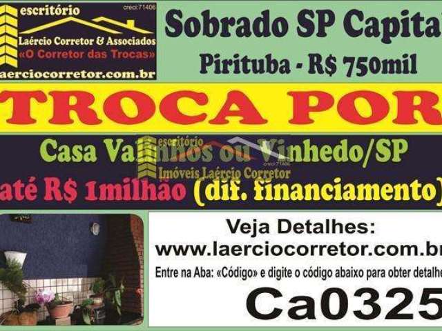 Casa para Venda em São Paulo, Vila Pirituba, 4 dormitórios, 2 suítes, 3 banheiros, 4 vagas