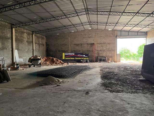 Galpão Industrial Locação, em Monte Mor SP, com 850m² terreno e 600m² de galpão em fase de construção