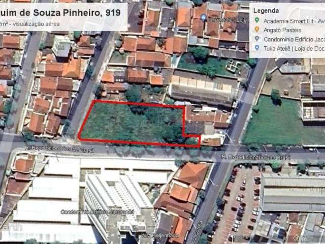 Terreno à venda na Avenida Joaquim de Souza Pinheiro, 919, Vila Yamada, Araraquara, 1855 m2 por R$ 1.800.000