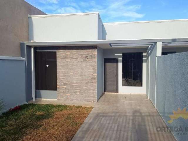 VENDO LINDA CASA COM 75,10m² AVERBADA NA FAZENDA RIO GRANDE, BAIIRRO IGUAÇU