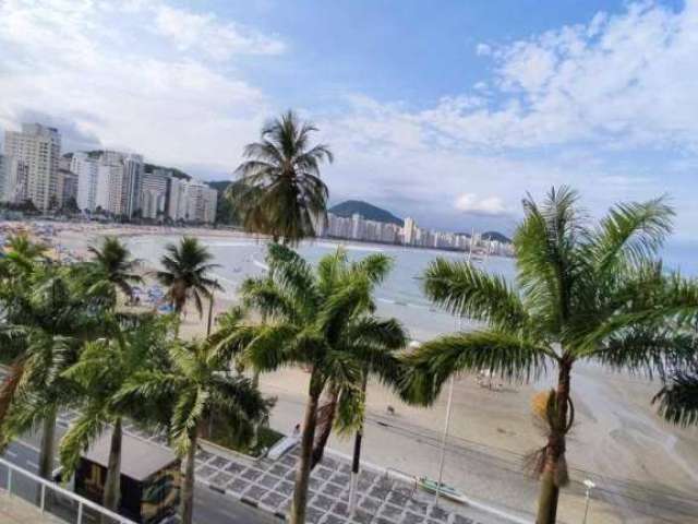 Apartamento com 3 dormitórios à venda, 110 m² por R$ 1.500.000,00 - Praia das Asturias Frente Mar - Guarujá/SP