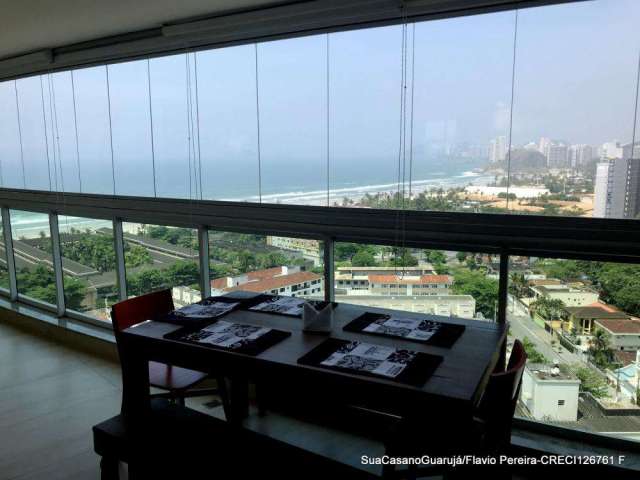 apartamento vista do mar 3 dormitorios 95 m2 2 vagas praia da enseada guaruja cod AP320V