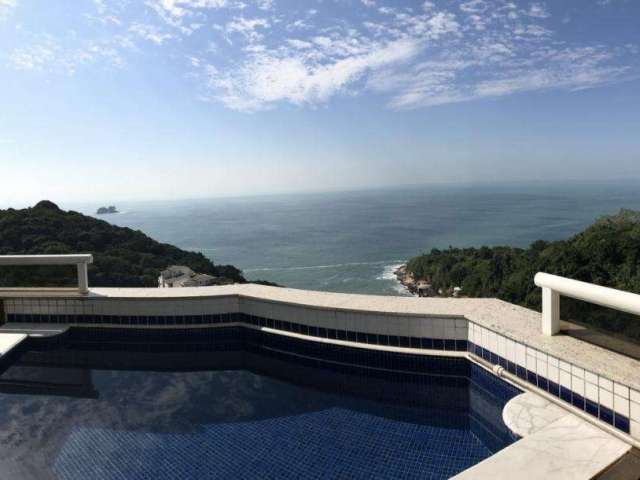 apartamento vista mar condominio sorocotuba guaruja 4 suítes 175m2 2 vagas morro sorocotuba cod APC8910V