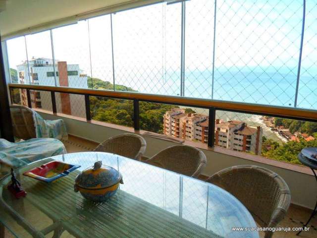 apartamento vista mar sorocotuba guaruja 4 suítes 175 m2 2 vagas morro sorocotuba cod APC3932V